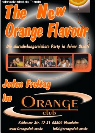 new Orange Flavour Werbeplakat