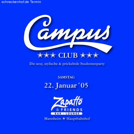 Campus Club XIII Werbeplakat