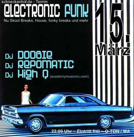 Electronic Funk Werbeplakat