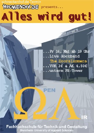 Open Air Fete: Alles wird gut! Werbeplakat