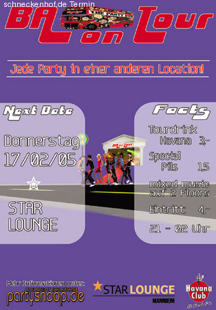 BA on Tour Werbeplakat