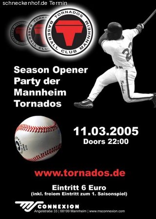 Season Opener Party Werbeplakat