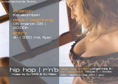 HipHop&R'n'B Party Werbeplakat