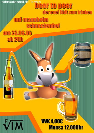Beer to Peer Werbeplakat