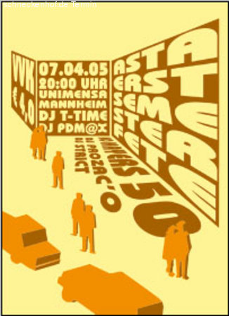 Ersti-Fete Werbeplakat