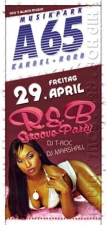 R&B Groove Party Werbeplakat
