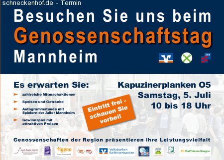 Genossenschaftstag in Mannheim Werbeplakat