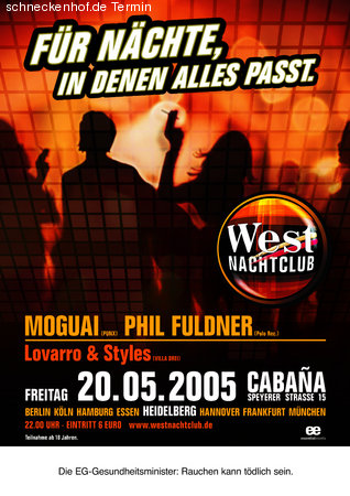 Moguai & Phil Fuldner  Werbeplakat