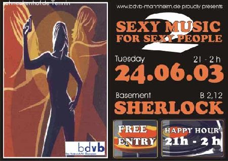 sexy music for sexy people 2 Werbeplakat