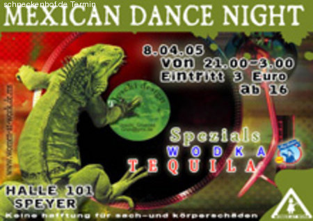 Mexican Dance Night Werbeplakat