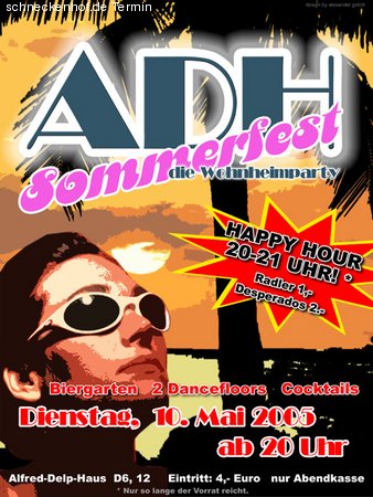 Sommerfest Werbeplakat