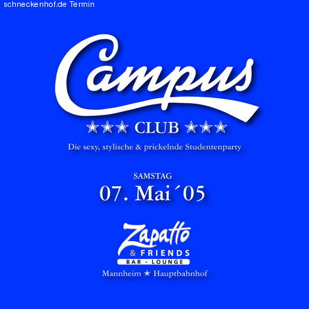 Campus Club Werbeplakat