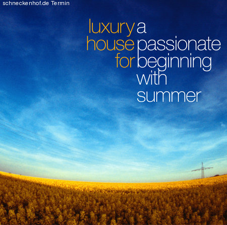 luxury house release party  Werbeplakat