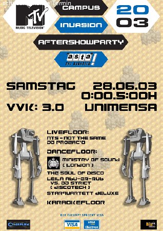 C.I. Aftershowparty Werbeplakat