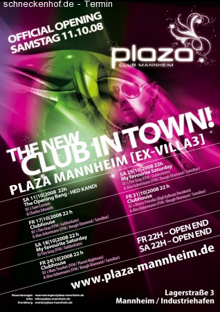 Clubhouse Werbeplakat