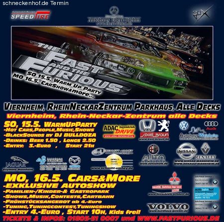 The fast and the furious Werbeplakat