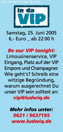 In da VIP Werbeplakat