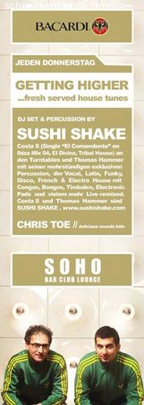 Getting Higher mit Sushi Shake Werbeplakat