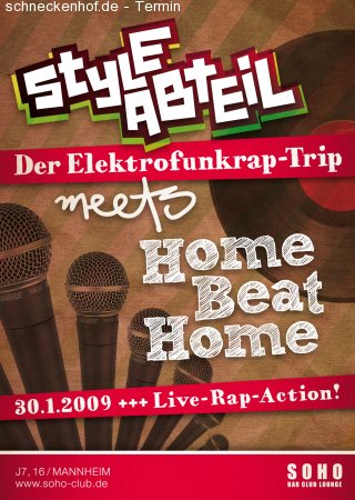 Styleabteil Werbeplakat