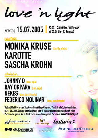 Love'n Light @ Ludwiq Werbeplakat