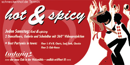 hot & spicy @ Ludwiq Werbeplakat