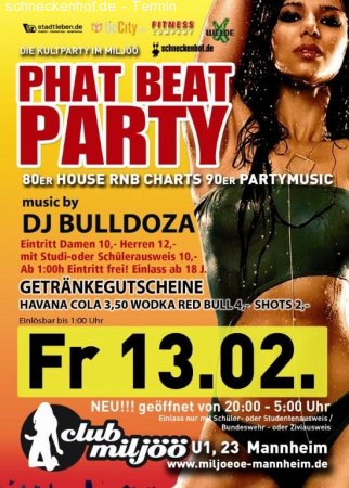 Phatbeat Party Werbeplakat