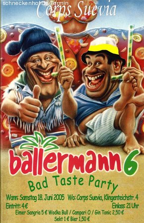 Bad Taste Party Werbeplakat