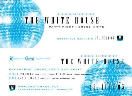 The White House Werbeplakat
