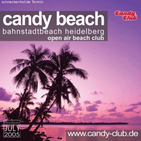Candy Beach Open Air @ HD Werbeplakat