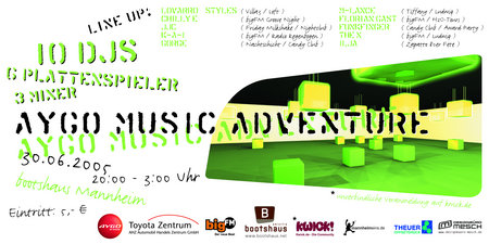 Aygo Music Adventure Werbeplakat