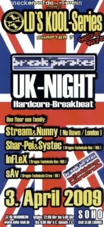 OLD'S KOOL Series UK-Night Werbeplakat