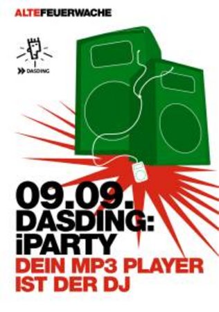 DASDING - iParty Werbeplakat