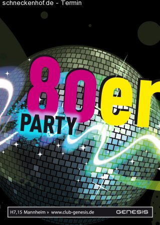 80er Party Best of 80ies Werbeplakat