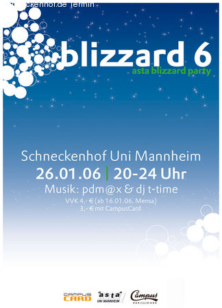 Blizzard 6 Werbeplakat