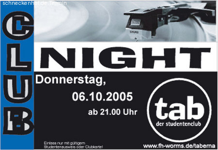 Clubnight Vol. 1 Werbeplakat