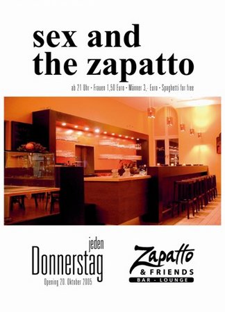 Sex And The Zapatto Werbeplakat