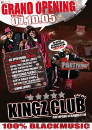 Kingz Club Opening Werbeplakat