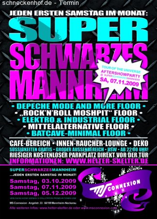 Super Schwarzes Mannheim Werbeplakat