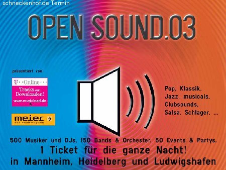 Open Sound.03 Werbeplakat