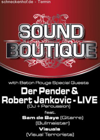 Sound Boutique Werbeplakat