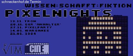 PIXELPARTY Werbeplakat