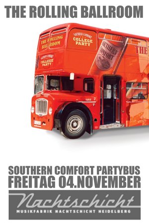 Southern Comfort Party Bus Werbeplakat