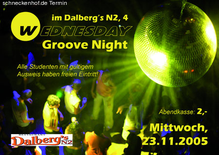 Wednesday Groove Night Werbeplakat
