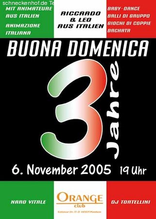 Buona Domenica Werbeplakat