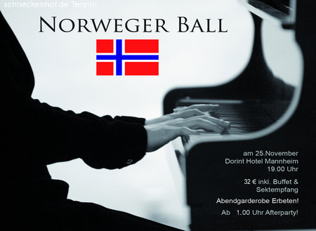 Norwegerball Werbeplakat