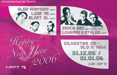 Old `N`New - SIlvester 05 Werbeplakat