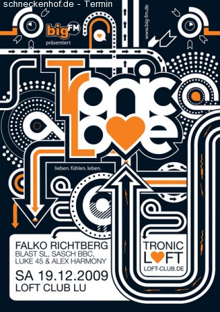 bigFM Tronic Love Werbeplakat
