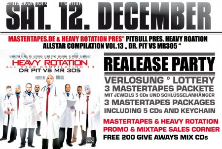 Pitbull presents Heavy Rotatio Werbeplakat