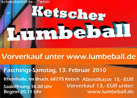 Ketscher Lumbeball Werbeplakat