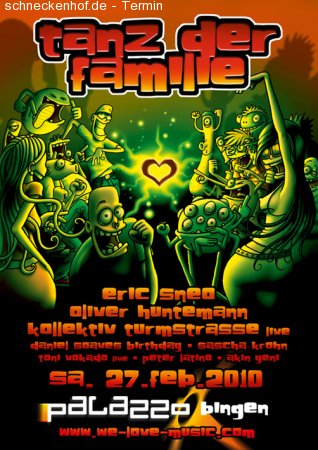 Tanz der Familie Werbeplakat